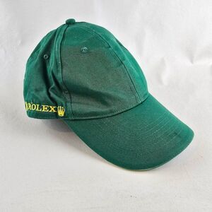 Rolex Logo Hat Mens Adjustable Green Cotton Baseball Cap Crown Strapback Luxury